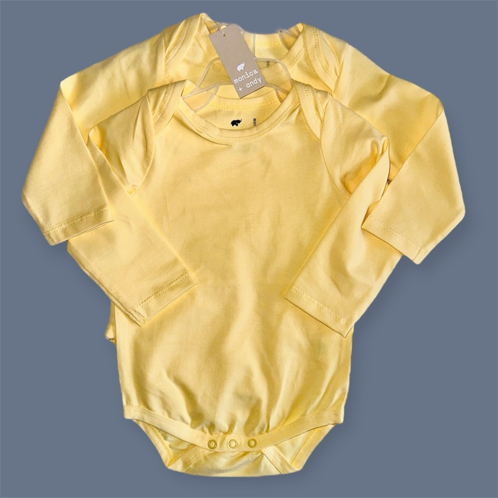 New 2pc Monica & Andy LS Bodysuit Set